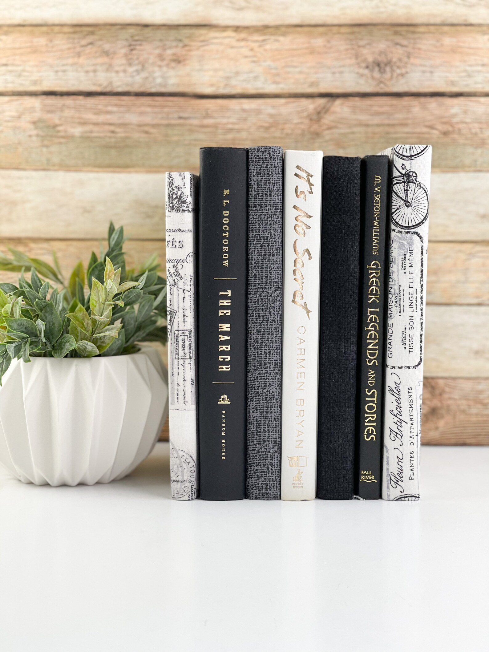 Black and White Home Decor / Shelf Decorations Etsy