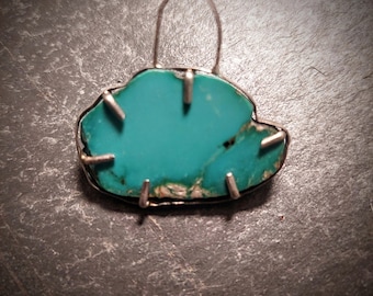 Turquoise in Sterling Silver Pendant