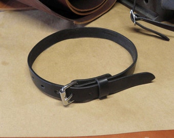 Boys Handmade Leather Belt, 100% Full Grain Genuine Leather, Non-Layered, English Bridle Leather, Kids Leather Belt, child belt