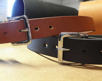 Handmade Leather Belt 100% Full Grain Genuine Leather | Etsy