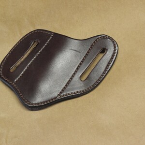 Leather Pocket Knife Holder, 100% Full Grain Leather, Belt Loop Pocket ...