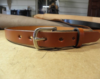 Handmade Leather Belt 100% Full Grain Genuine Leather - Etsy