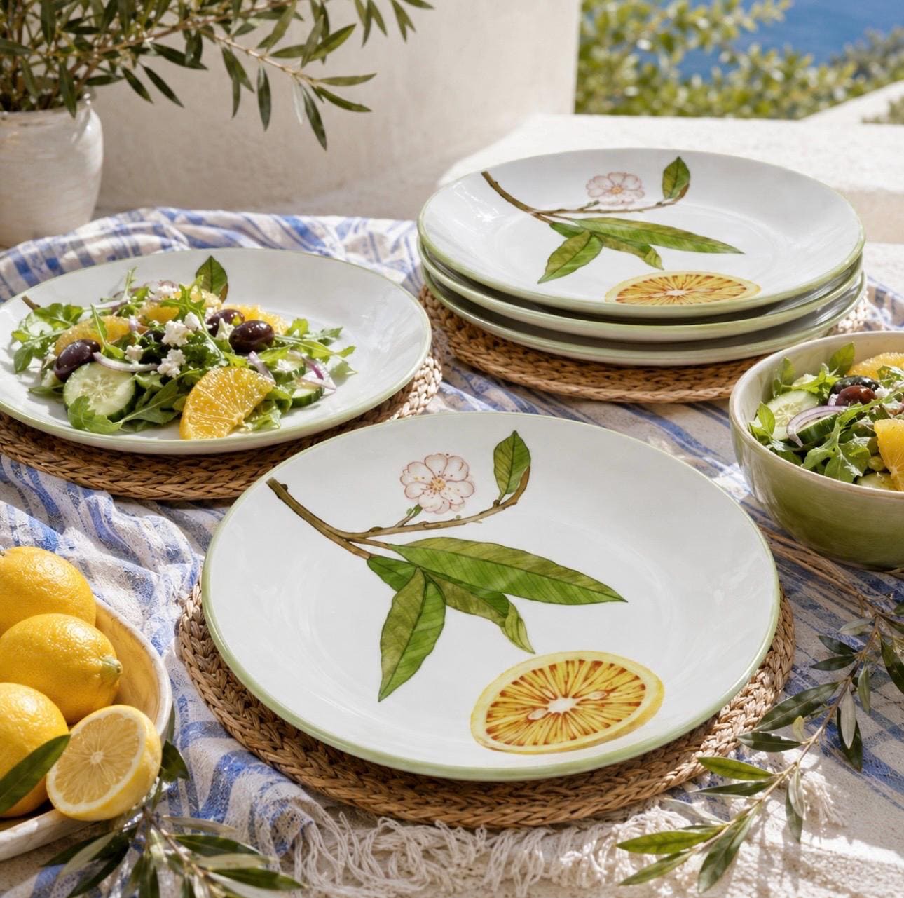 Lemon Dinnerware Set - Etsy