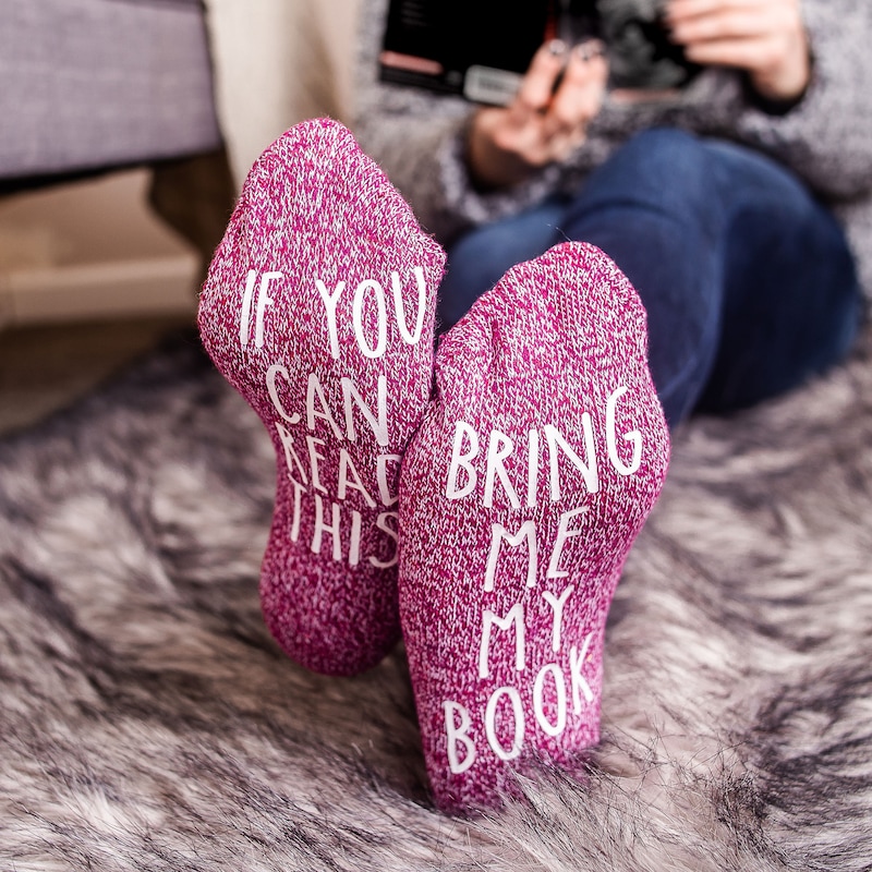 If You Can Read This Socks Etsy