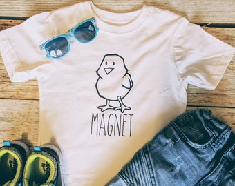 Easter Outfit. Chick Magnet. Boys Easter Outfit. Toddler Easter.  Best Selling Bodysuit or T-shirt. Chicken tshirt.  First Easter tee.