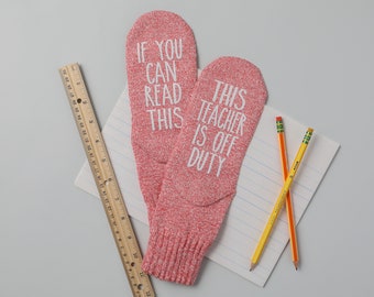 Teacher Socks. Gift for Teacher. Book Socks. Christmas Gift for Teacher. Teacher Appreciation. Teaching socks. End of Year Gift. Birthday.