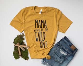 Mom of the Wild One. Dad of the Wild One.  1st Birthday Mom and Dad Shirts .Mama of the Wild One.  Parents of the Wild One. First Birthday.