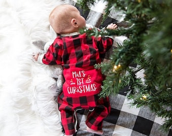 infant girl christmas pajamas