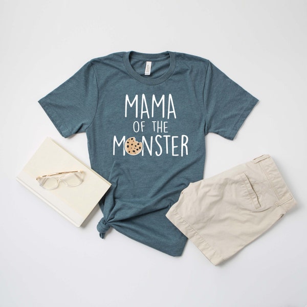 Mama of the Monster. Dad of the Monster. Cookie 1st Birthday Mom and Dad Shirts. Cookies and Milk. Parents of the Monster. First Birthday.