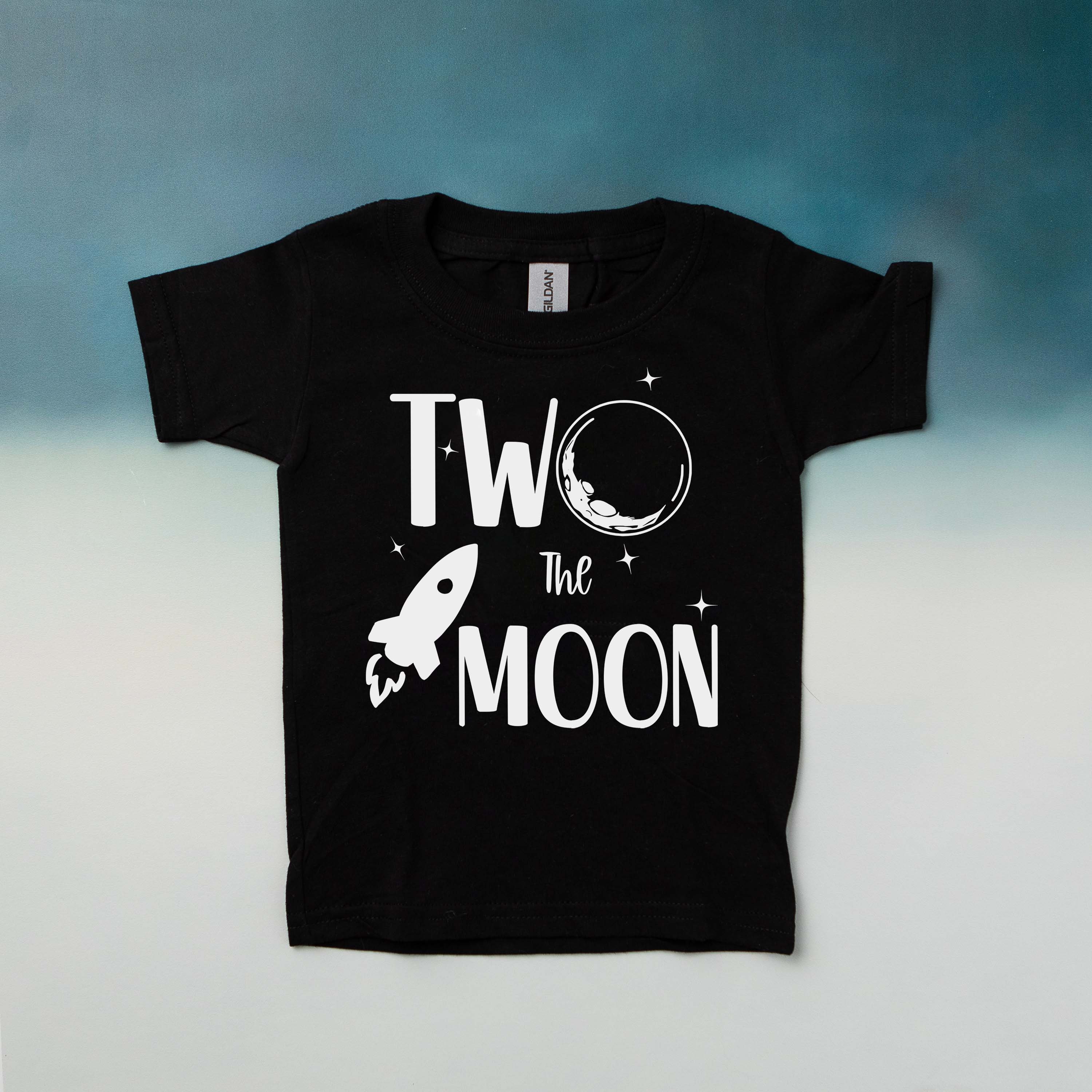 Two the Moon 2nd Birthday T-shirt: Personalized Space Outfit - Etsy