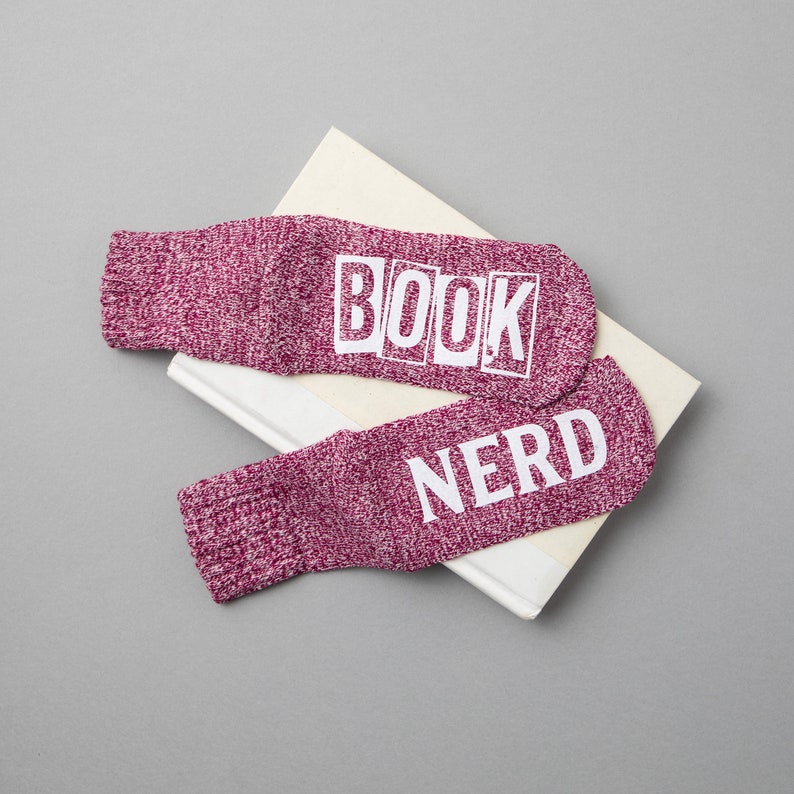 Book Socks. I Like Big Books, And I Cannot Lie. Christmas Gift for Readers. Novelty Socks. If You Can Read This Socks. Book Club image 7