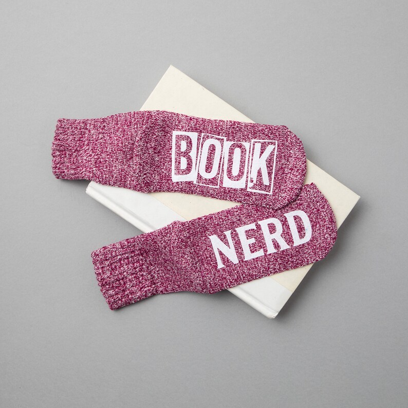 Book Socks. If You Can Read This socks. Personalized Gift. Birthday Gift Ideas. Book Club Gift. Gift for Book Lovers. Message Socks. image 10