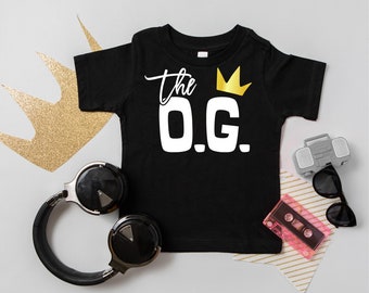 The OG Notorious Bro Hip Hop Themed Birthday T-shirt. Notorious Sis. Brother. Sister. Youth. Matching 1st Birthday Tees. First Birthday.