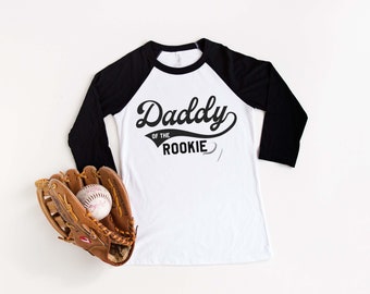 Rookie of the Year Baseball Raglan: Personalized Matching Family Shirts. Mama, Dad