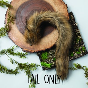 Wild One Gold Crown and Tail with Faux Fur . Costume for 1st Birthday Wild One Theme Party . Dress up and Make Believe Set . First B day Tail Only