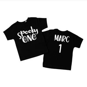Spooky One 1st Birthday Bodysuit or T-Shirt  or Sweatshirt, Halloween Theme