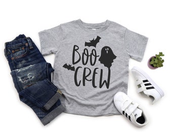 Boo Crew, New to the Boo Crew Tshirts.  Matching Halloween Shirts for Kids.  Trick or Treat. Costume. Coordinating Shirts. Halloween Party.