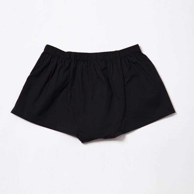 Mens Short Boxer Underwear Black