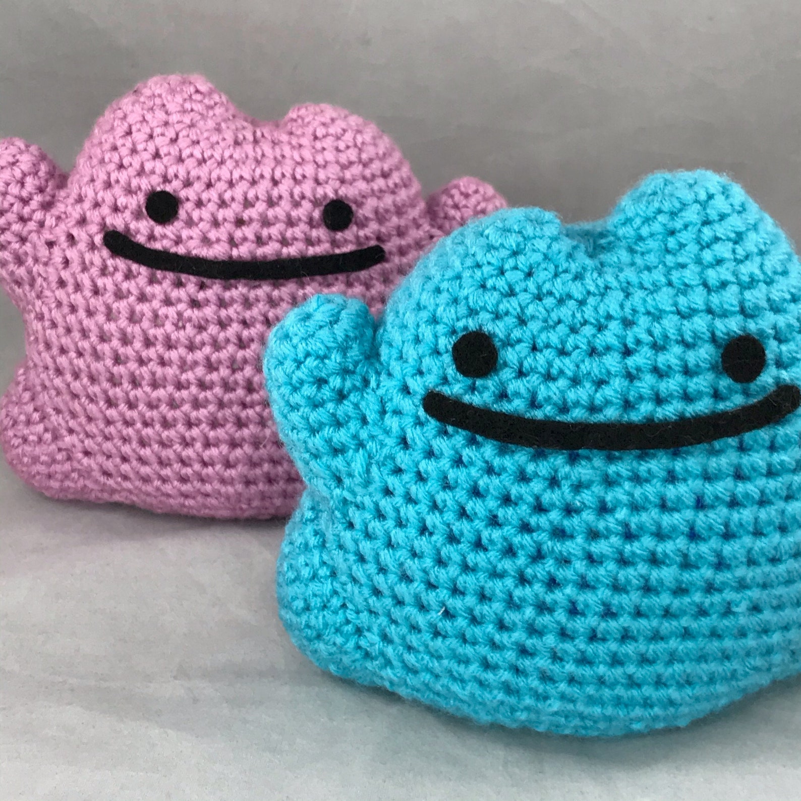Crocheted Ditto Plushie Etsy