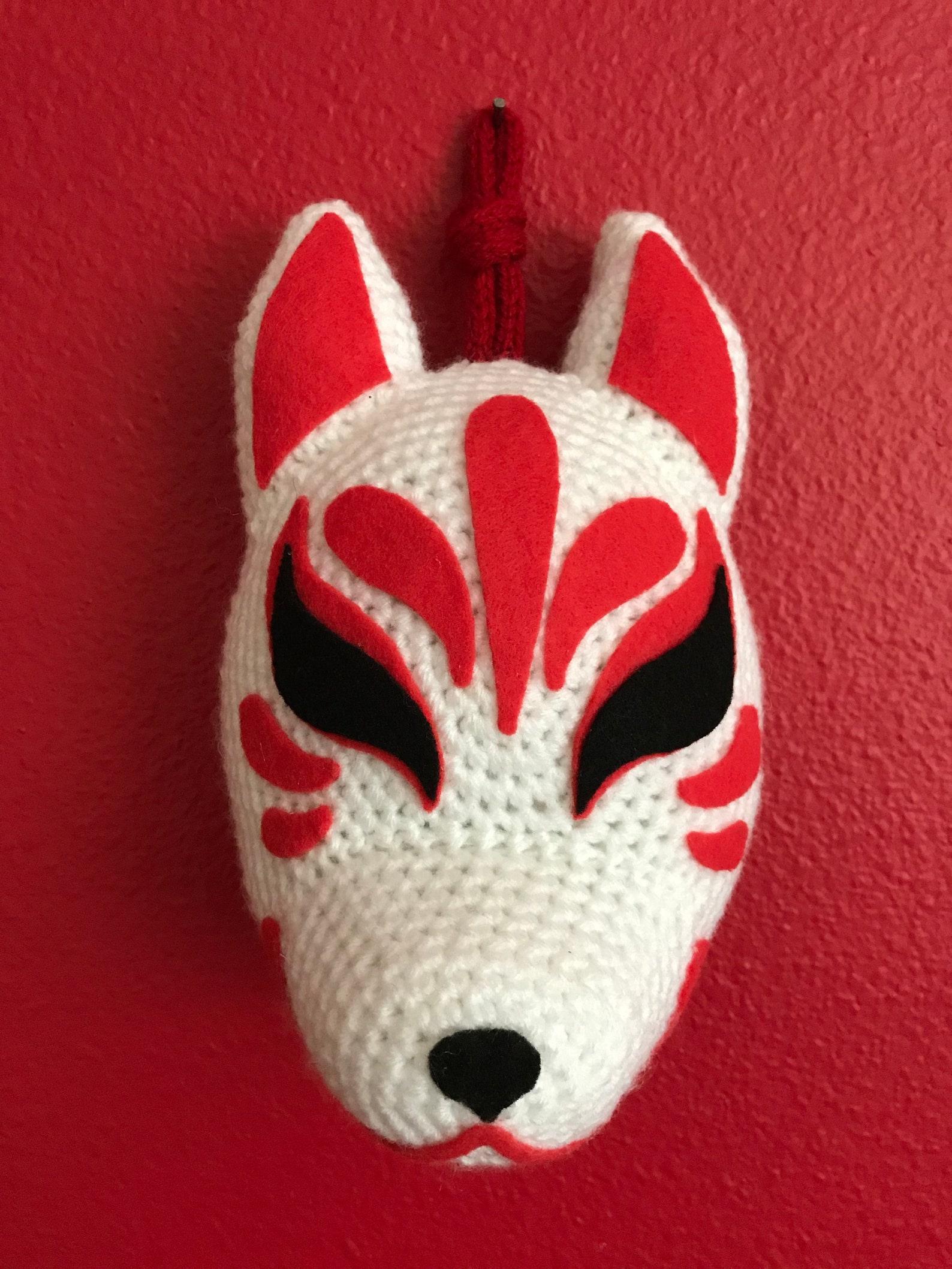 Kitsune Mask Crochet Pattern Etsy