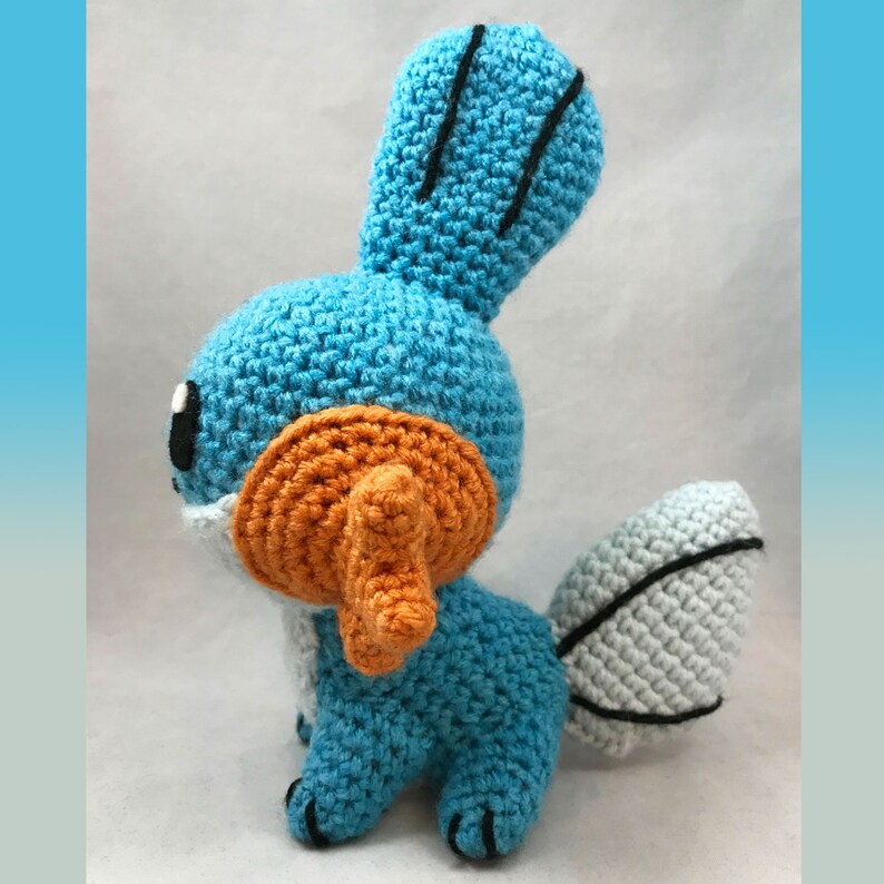 Crocheted Mudkip Plushie | Etsy