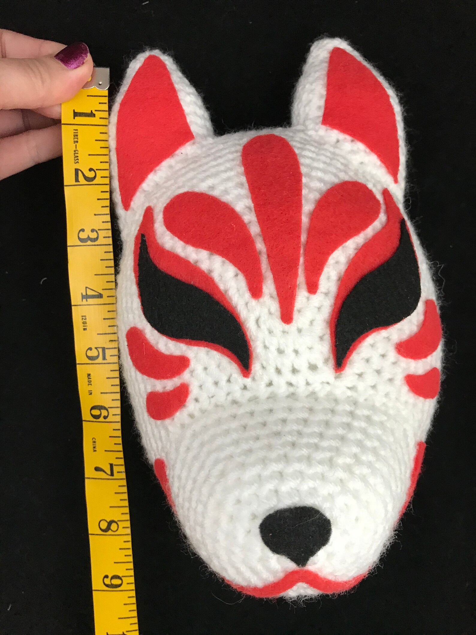 Kitsune Mask Crochet Pattern Etsy
