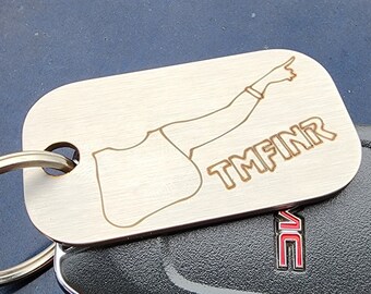 TMFINR llavero/placa de identificación
