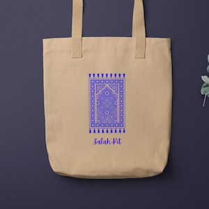Salah Prayer Mat Large Eco Tote Bag