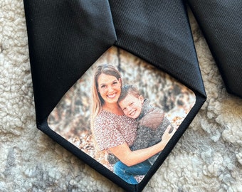 Custom Fabric Photo Patch for Ties for Him