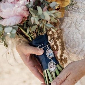 Personalized Bouquet Photo Charm