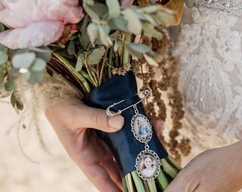 Personalized Bouquet Photo Charm