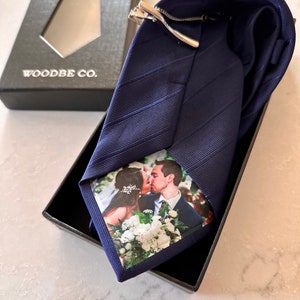 Personalized Photo Silk Tie image 2