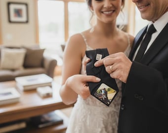 Écusson photo personnalisé, permanent ou repositionnable, à coller sur les cravates, nœuds papillon, cadeaux, écusson pour cravate, grand-père, papa, mariage, père de la mariée