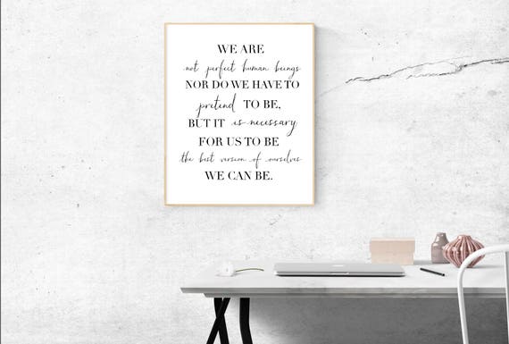 Typography We Are Not Perfect Human Beings Nor Do We Etsy Typography We Are Not Perfect Human Beings Nor Do We Etsy