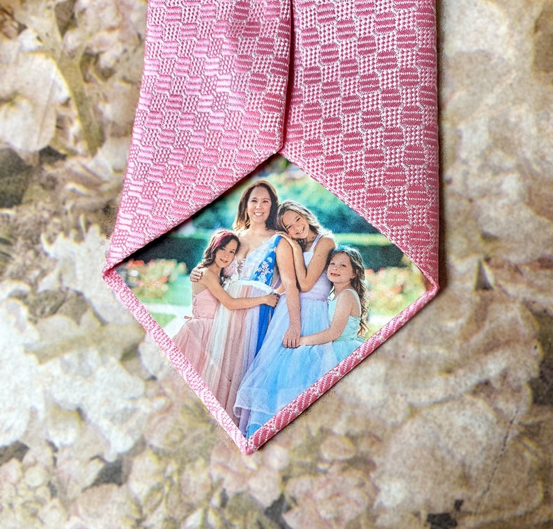 Personalized Photo Silk Tie image 9