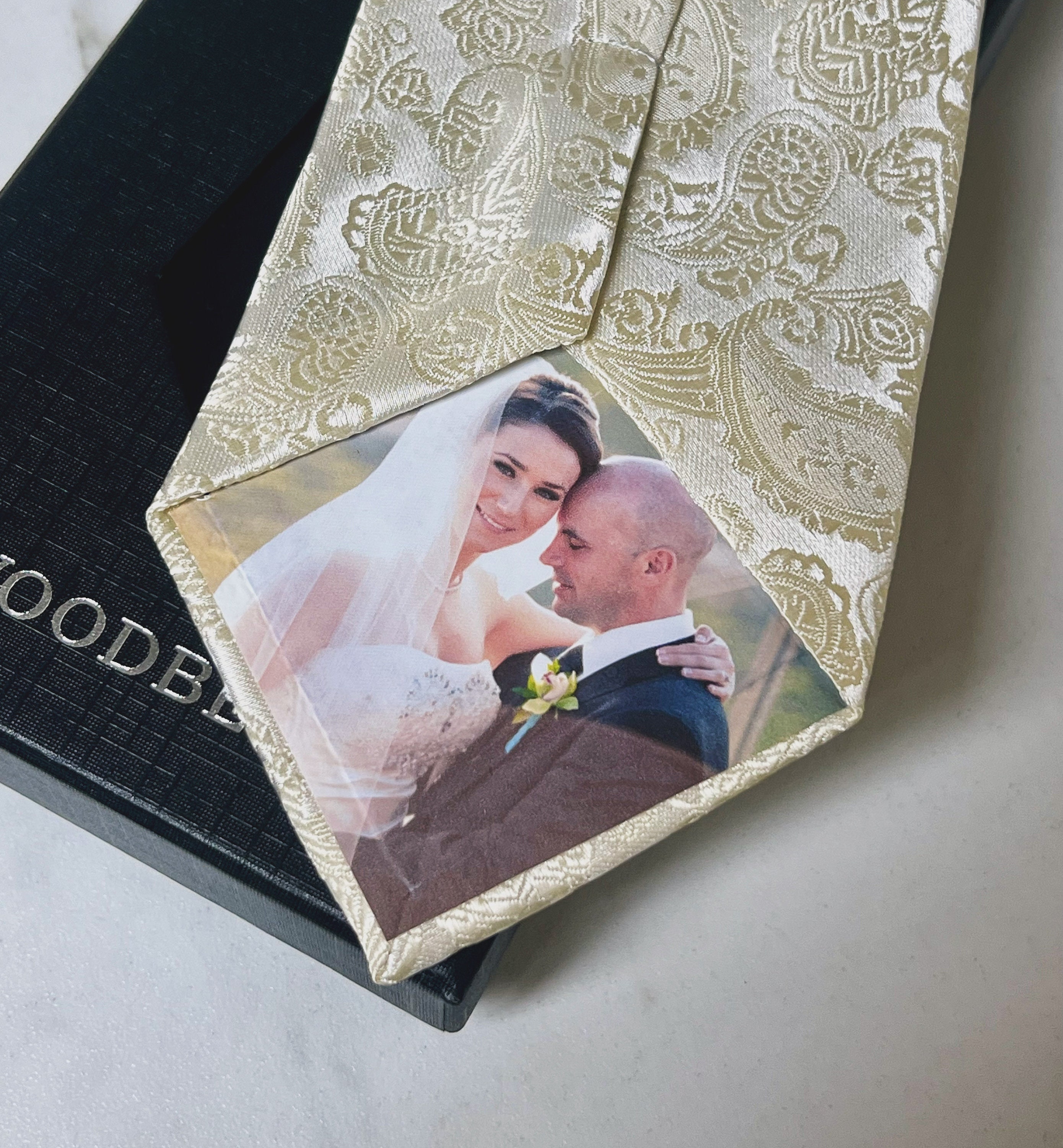 Personalized Photo Silk Tie for Him