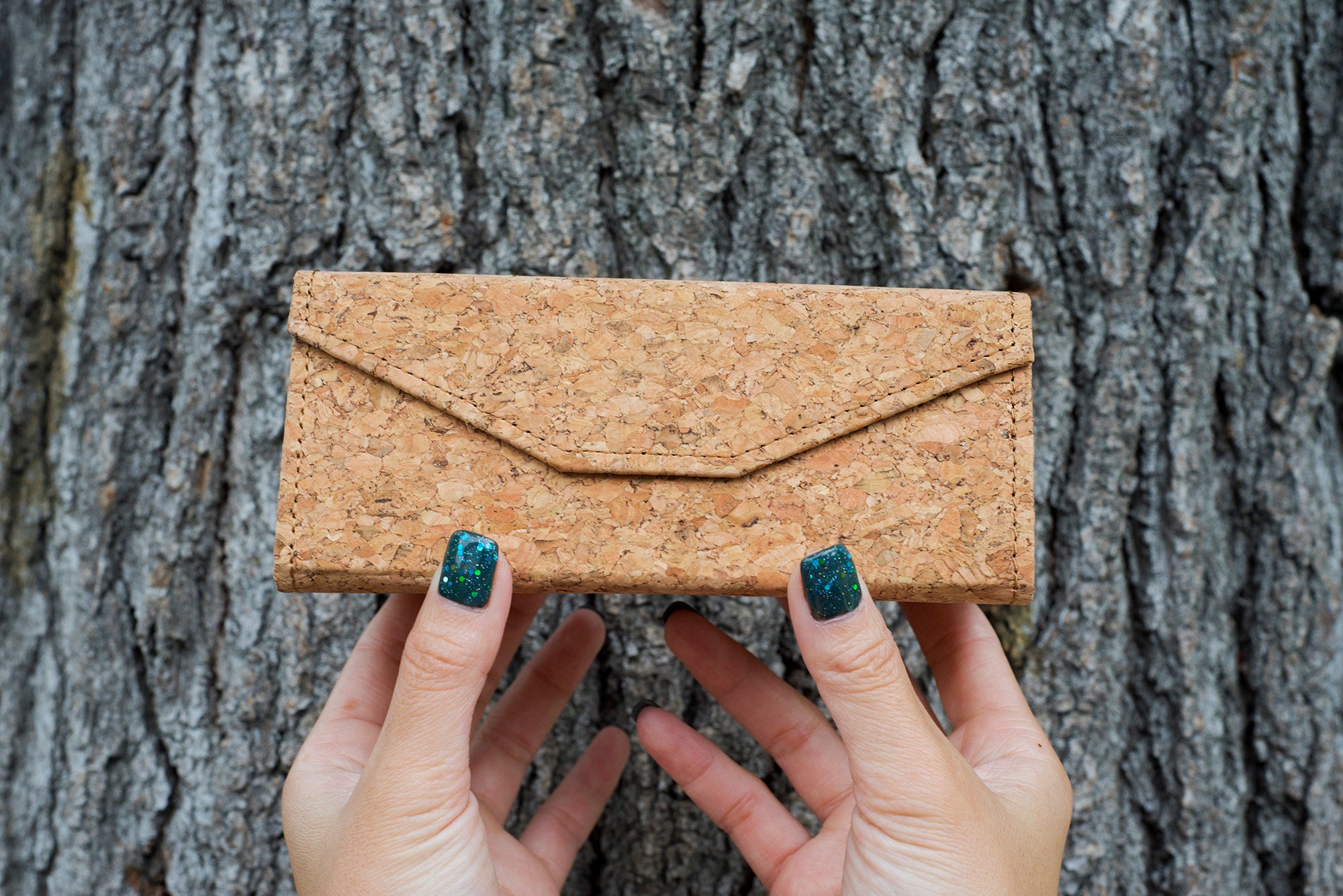 Cork Pyramid Triangle Collapsible Glasses Sunglasses Case - Etsy