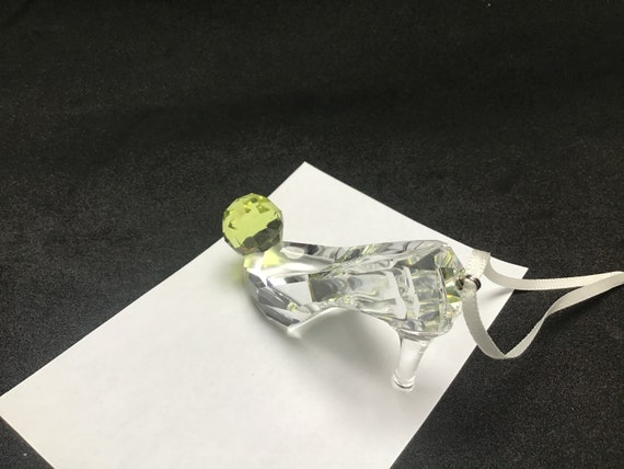 Rare Swarovski Cinderella Crystal Slipper Disney Cinderella Glass