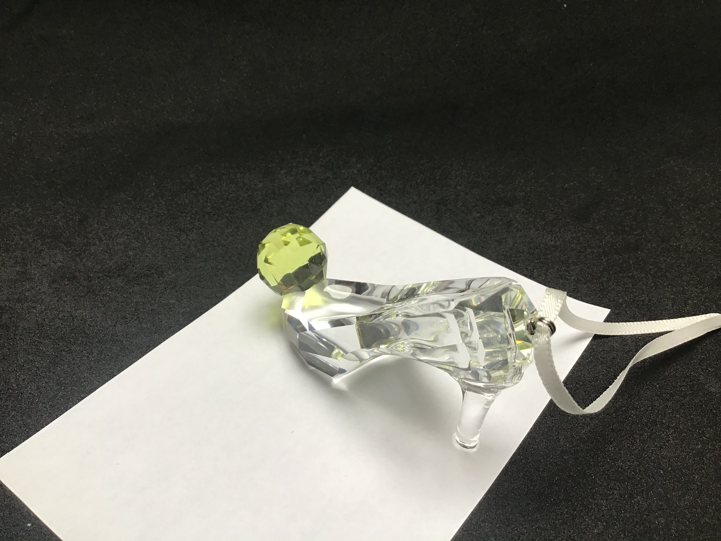 Rare Swarovski Cinderella Crystal Slipper Disney Cinderella Glass