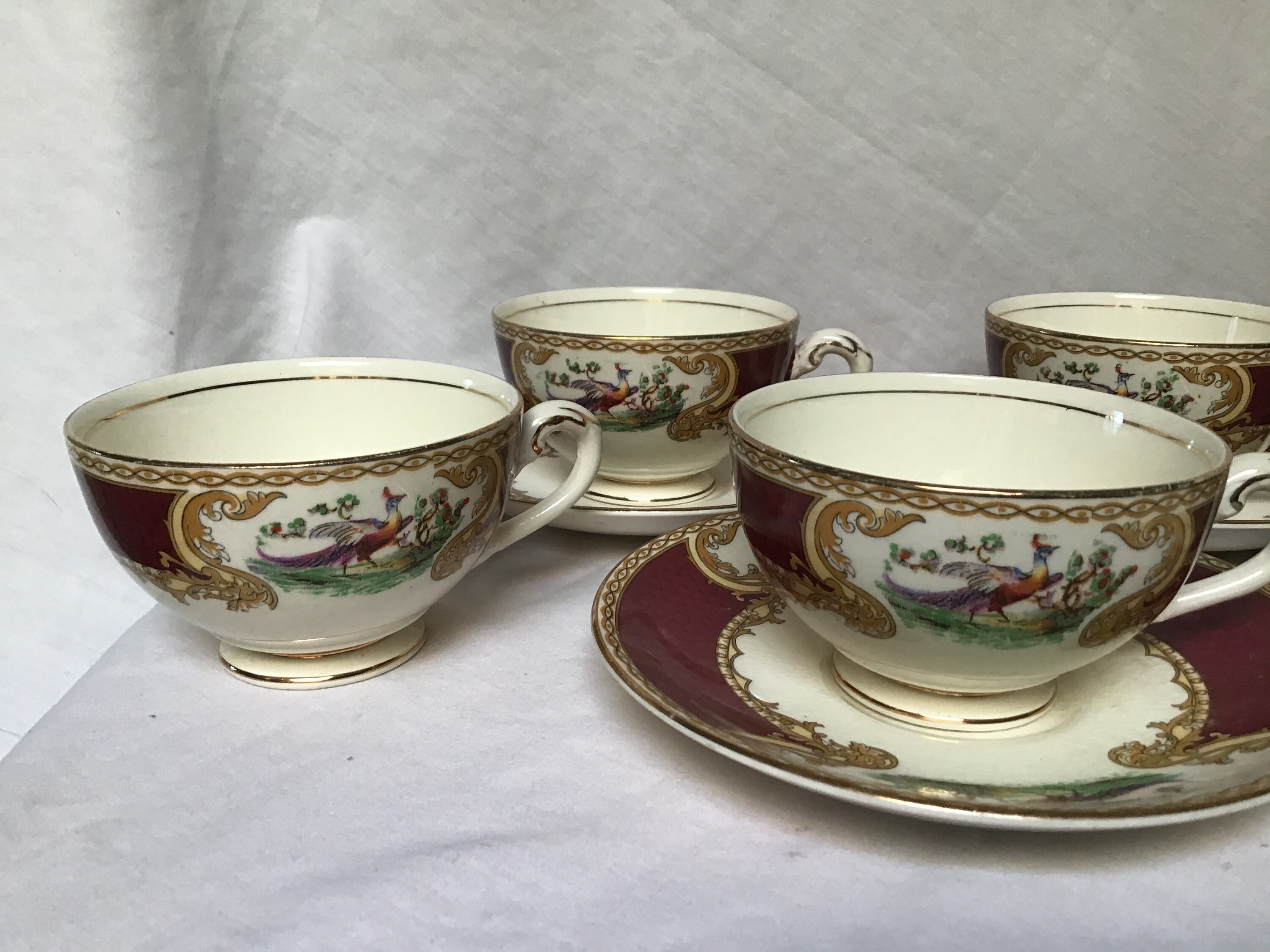 Vintage Royal Crown Myott Tea Cup and Saucer Staffordshire Etsy UK