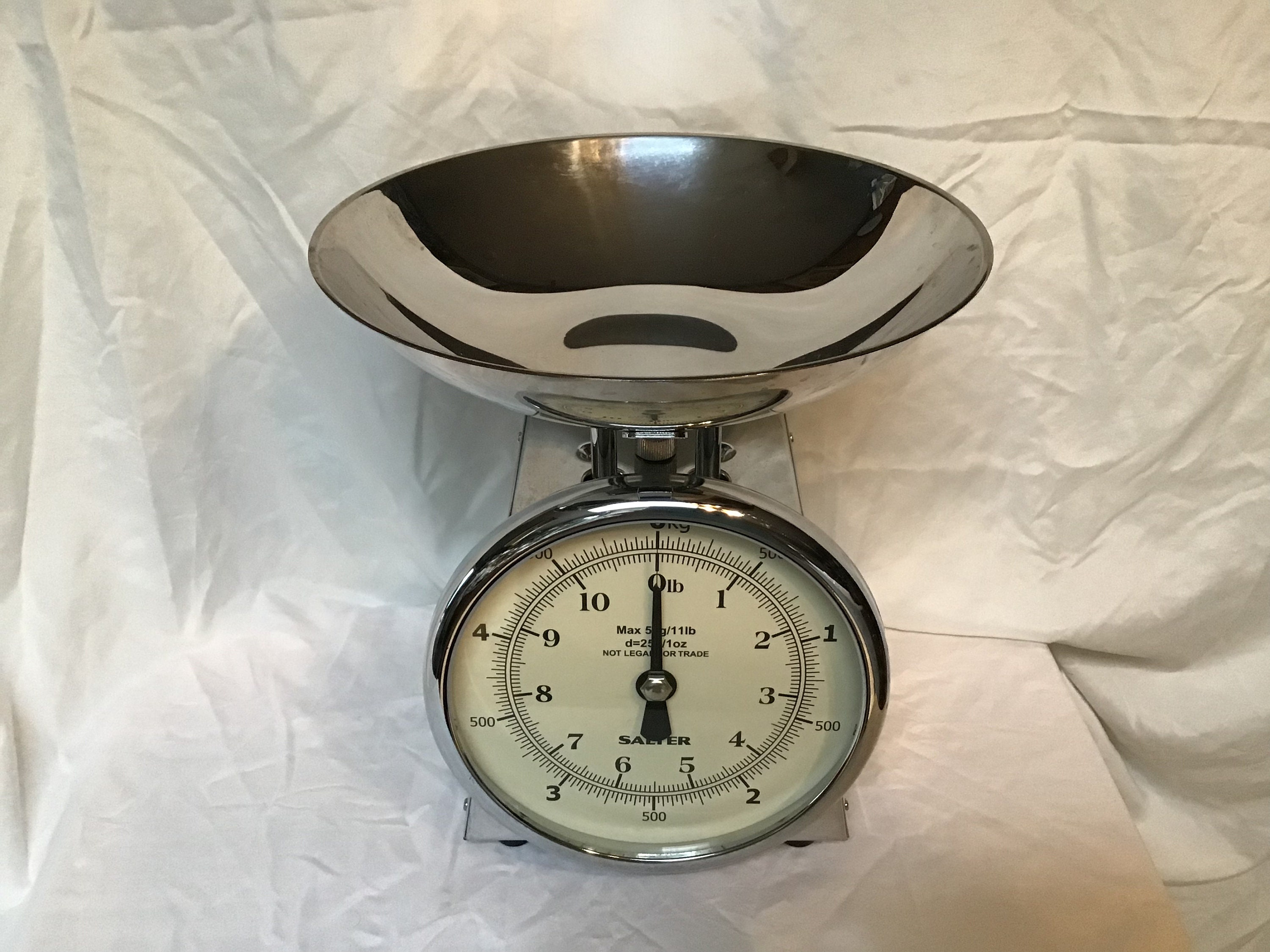 Vintage Salter Scale Chrome Scale Working Scale Kitchen Scale -  Israel