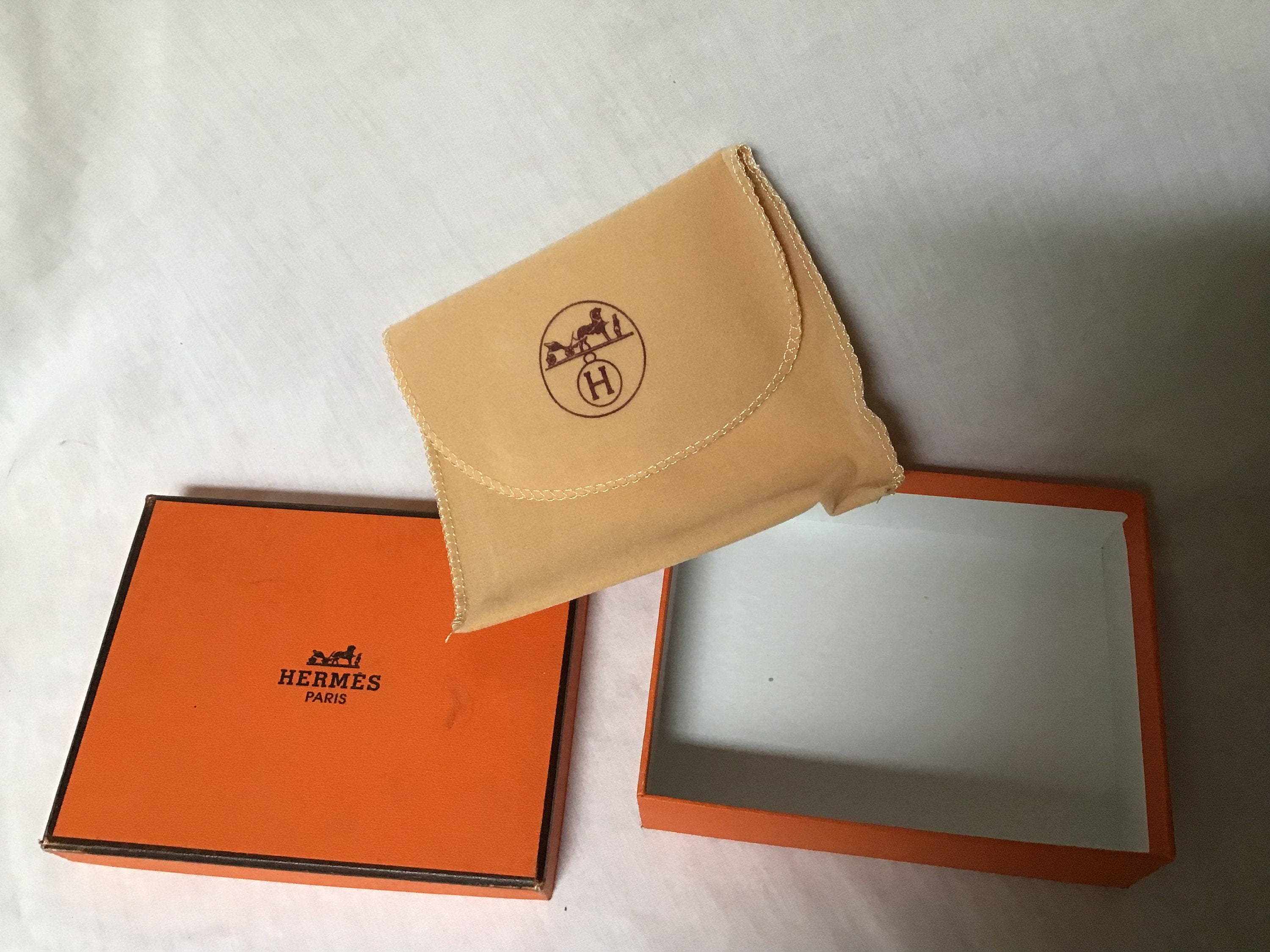 Hermes Box Orange Hermes Box Wallet Box Paris Original Box - Etsy