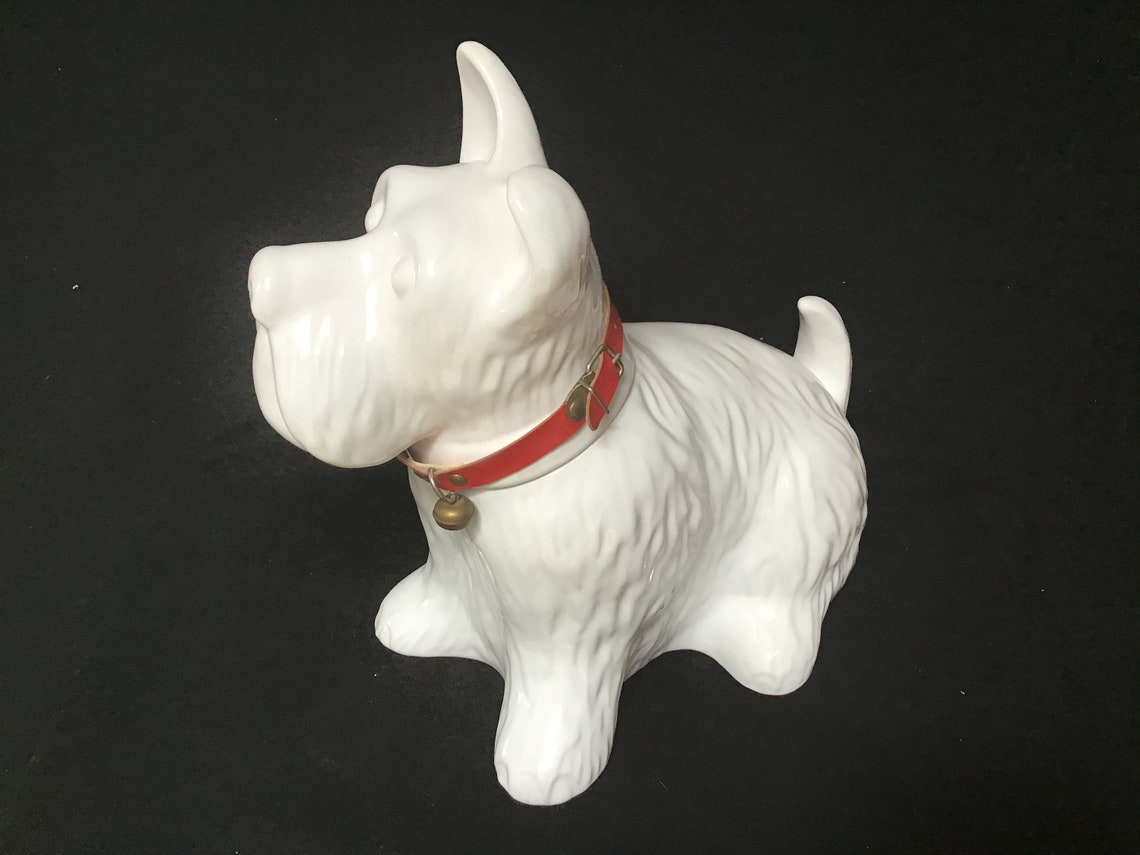 Scottish Terrier Treat Jar Scotty Dog Cookie Jar Large Dog Etsy
