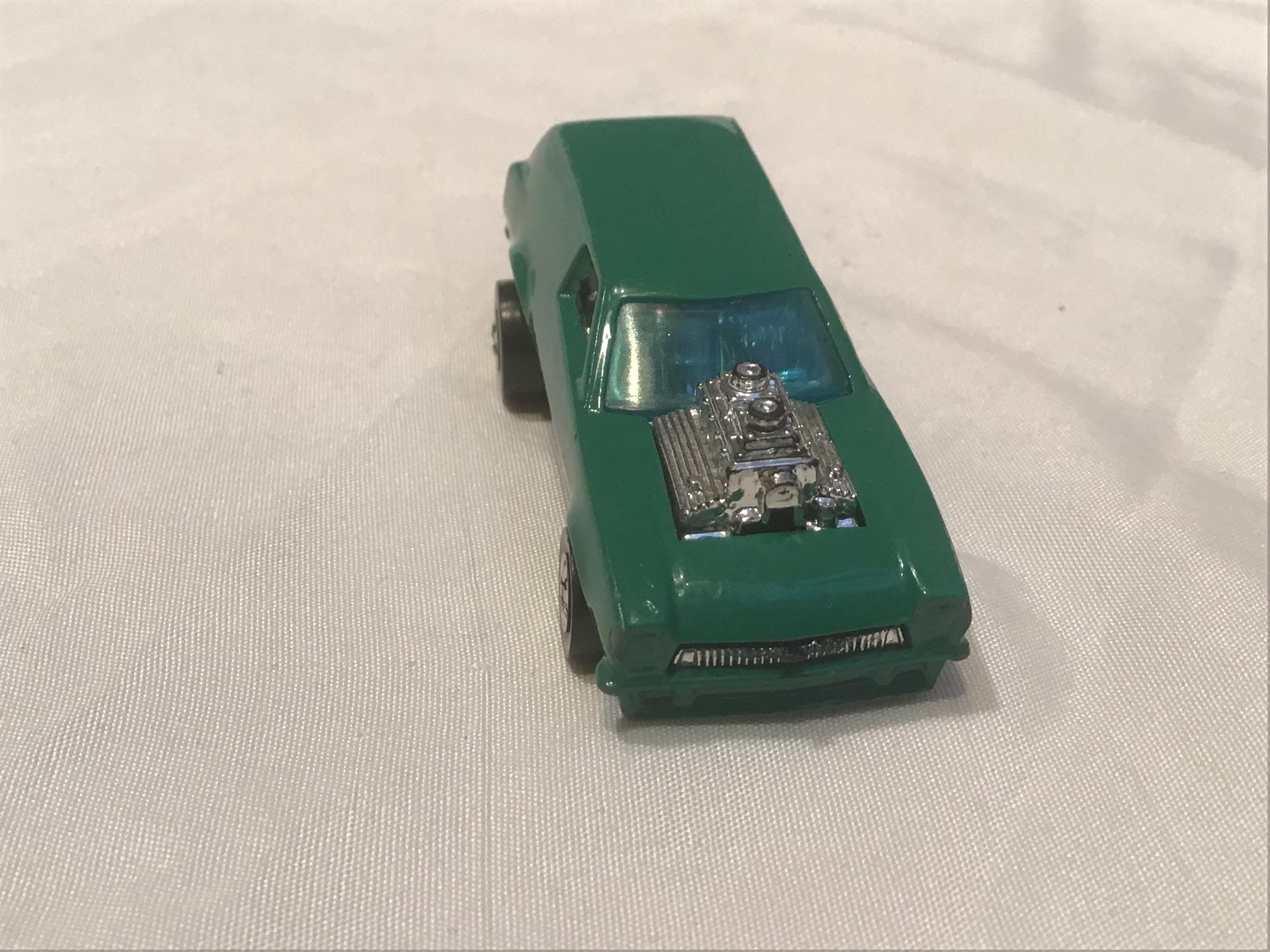 Vintage Poison Pinto Die-cast Car Mattel Made in France Green