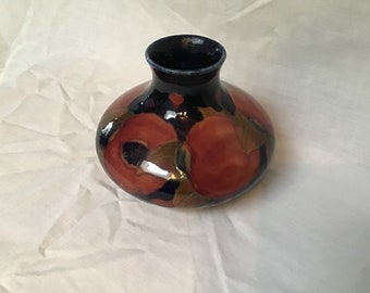 Vintage Moorcroft Pomegranate Vase William Moorcroft Art Pottery