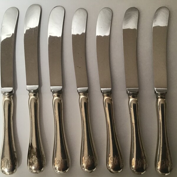 Silver Butter Knives Etsy Canada