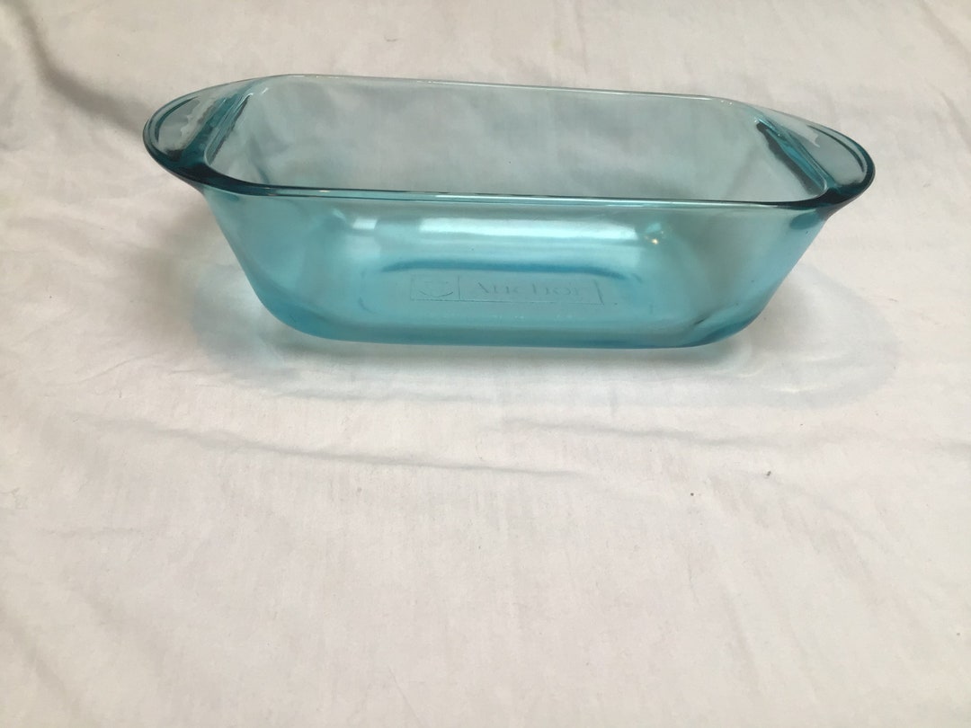Vintage Anchor Hocking Blue Glass Bread Pan Cobalt Blue - Etsy