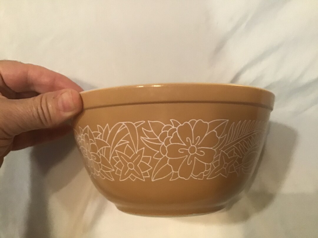 Vintage Pyrex Bowl Woodland Pattern Bowl #402 - Etsy