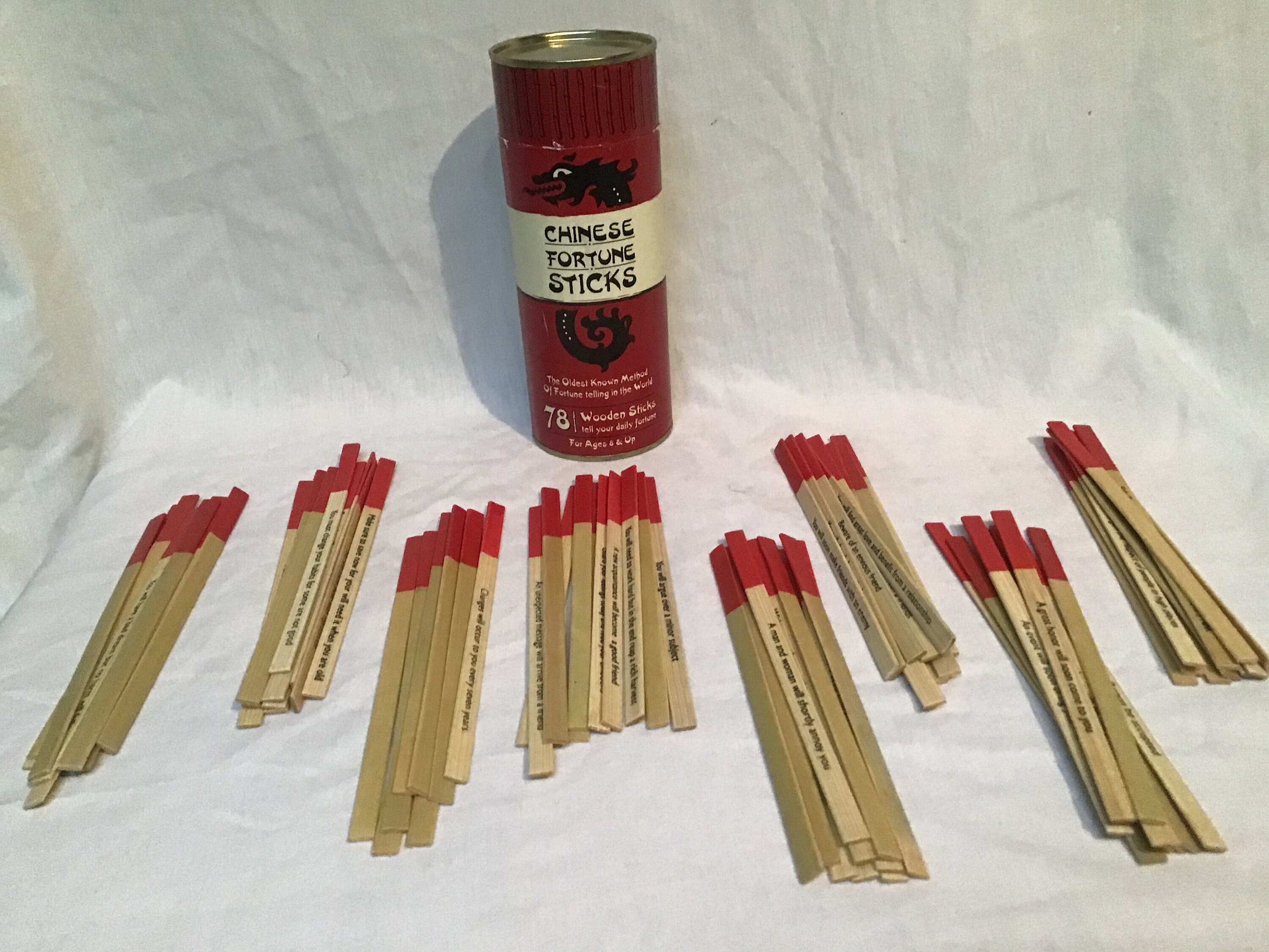 Chinese Fortune Sticks Daily Fortune Fortune Teller Wooden Etsy