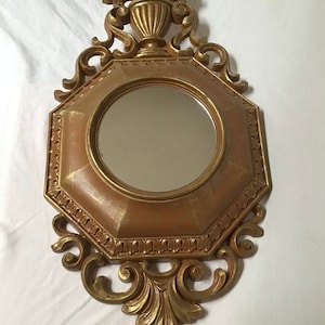 Vintage Syroco Mirror Hollywood Regency Mirror Wall Mirror
